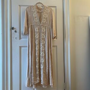 Free People Embroidered Fable Dress- XS